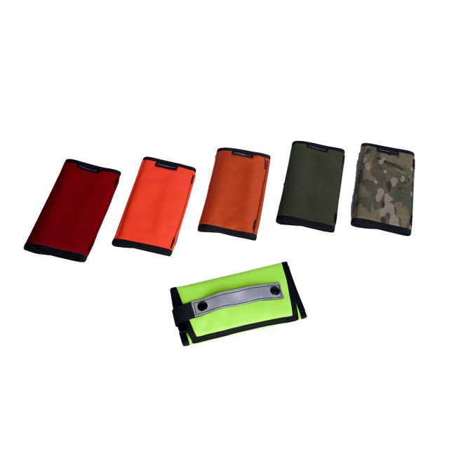 Multiple pouch color versions of MLI Hook Knife Assembly